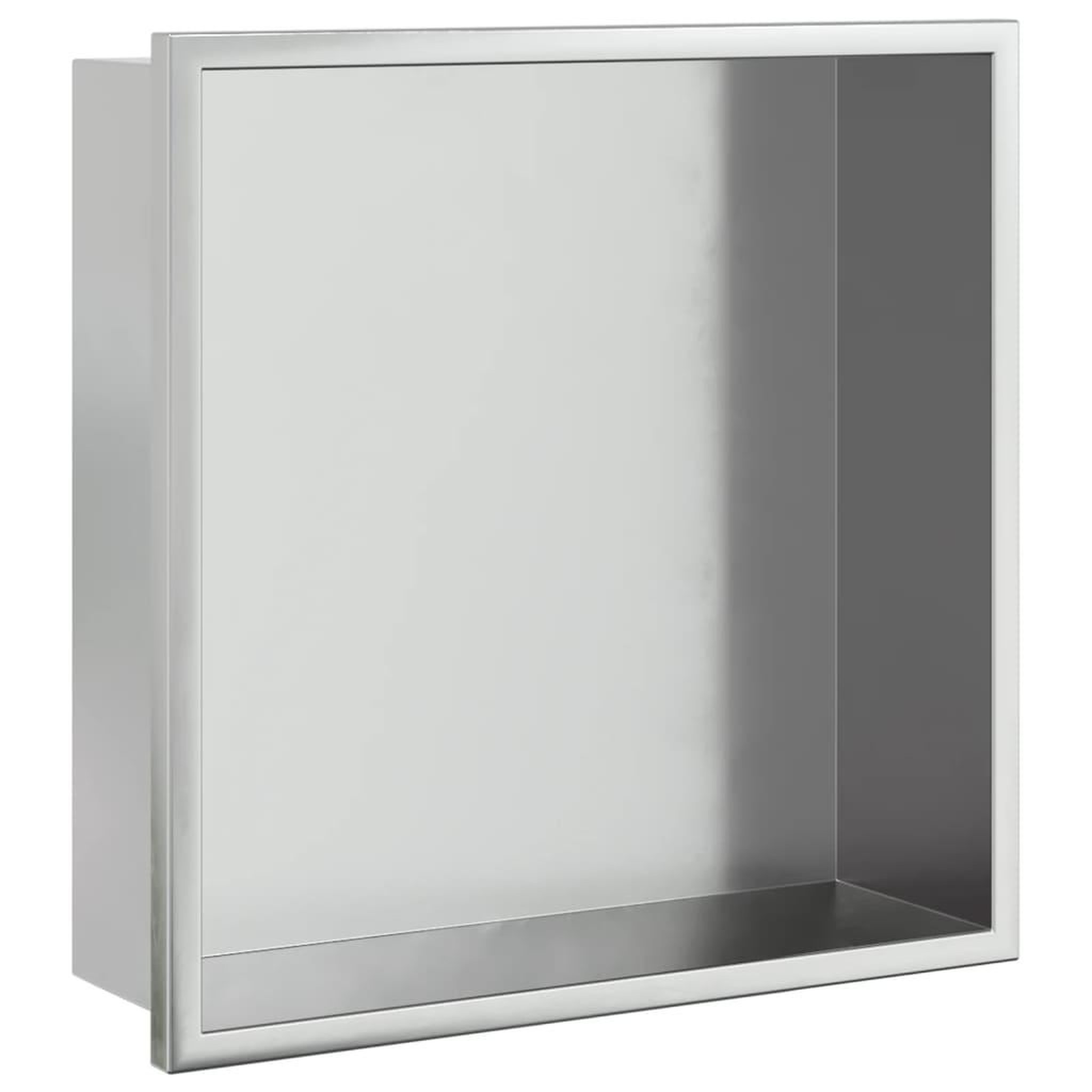 Voir la diapositive 2 : VIDAXL Niche de douche argente brosse 32x32x9 cm acier inoxydable