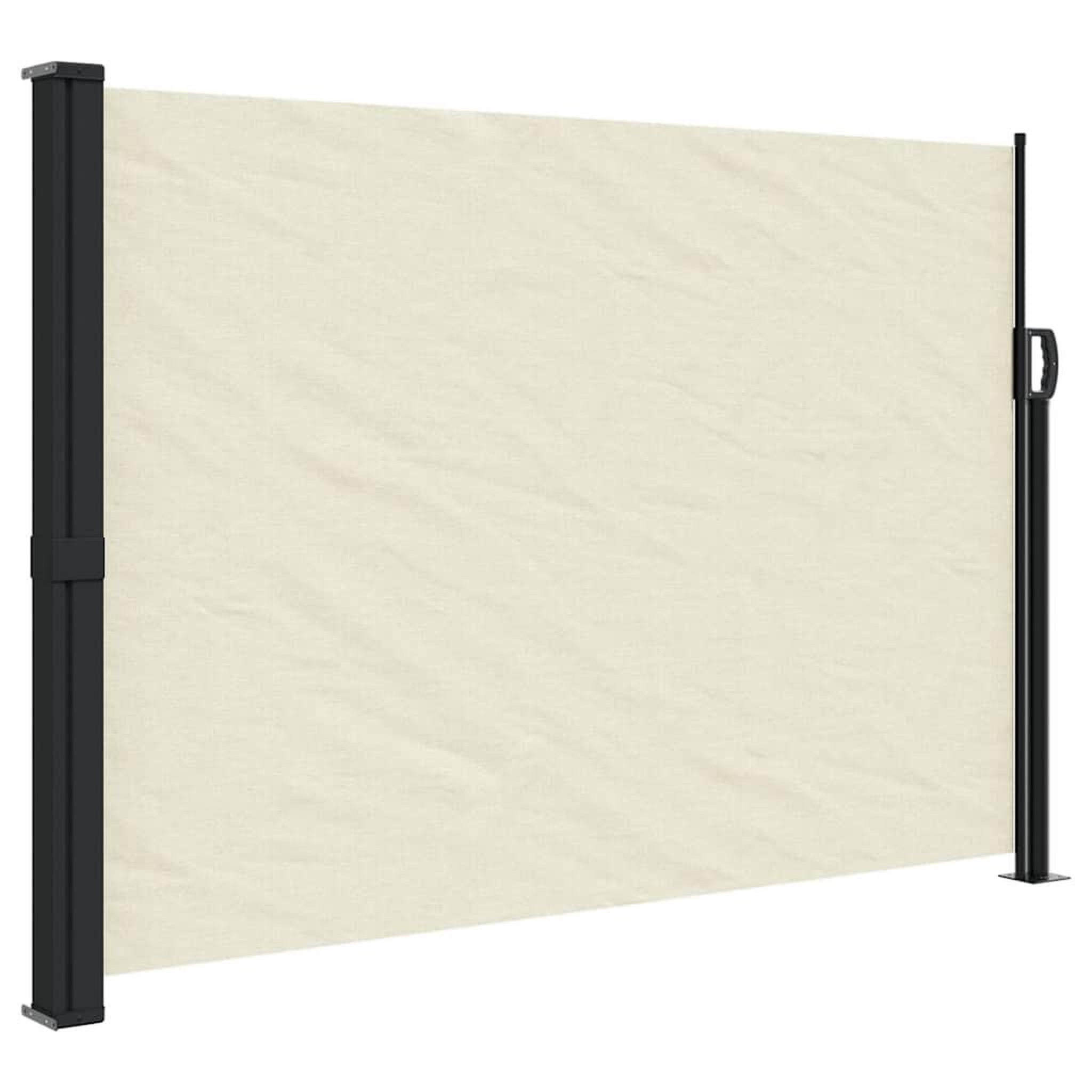 Voir la diapositive 2 : VIDAXL Auvent lateral retractable creme 140x500 cm