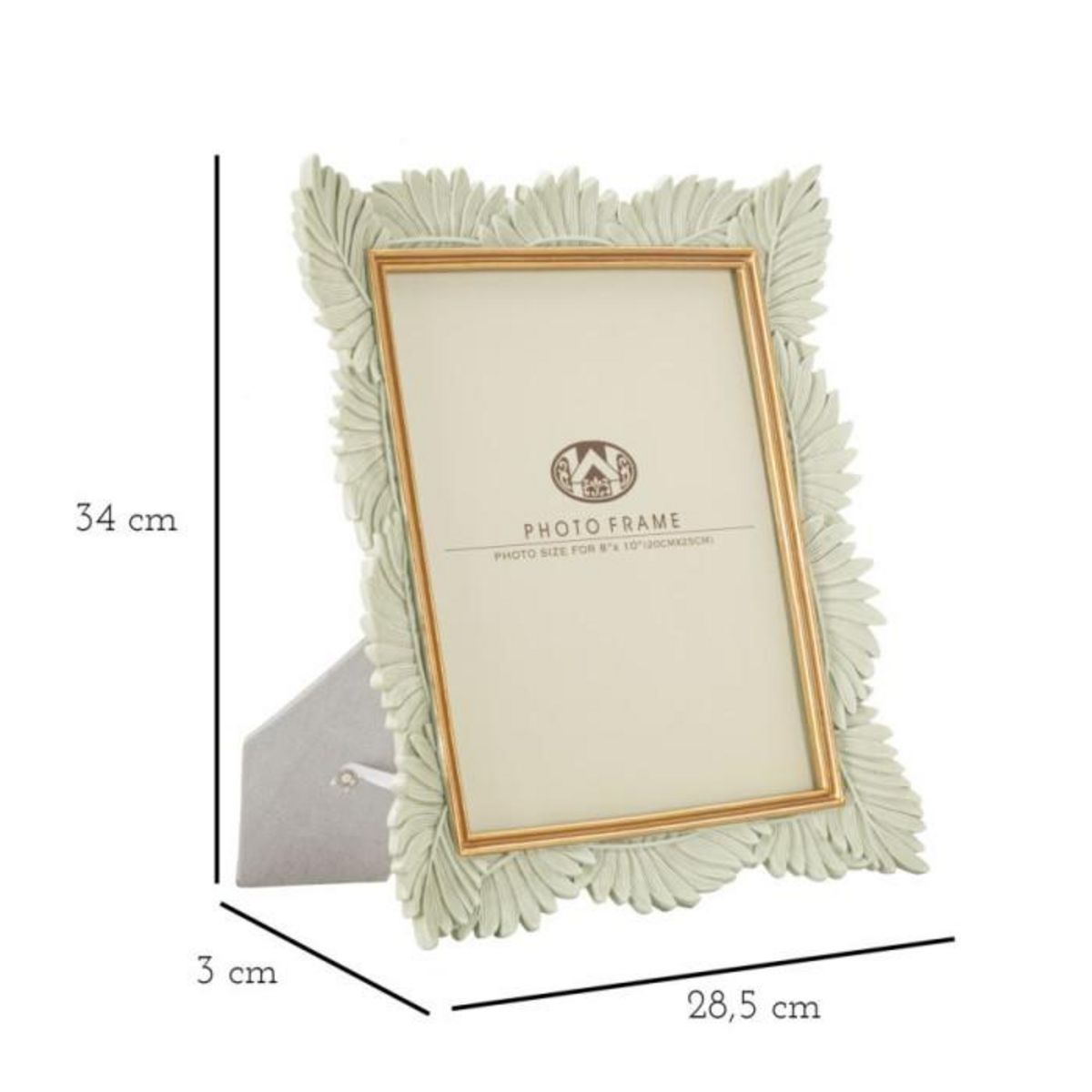 Paris Prix Cadre Photo Déco Feuilles  Pinty  20x25cm Crème