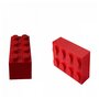  brique géante - Brick-it 8 plots  - couleur rouge