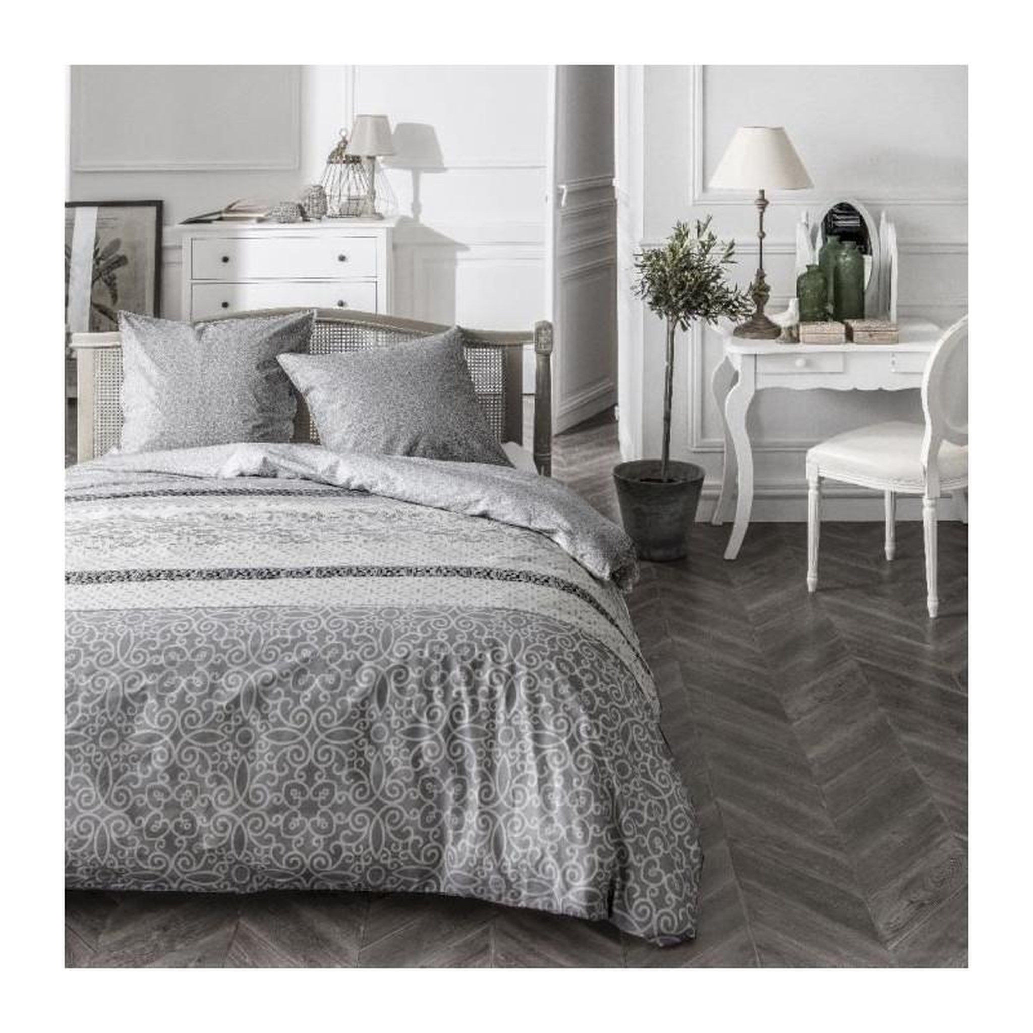 Today Parure de lit - TODAY - Sunshine - 116193 - 2 personnes - 260x240cm - Coton - Imprimé 8.60