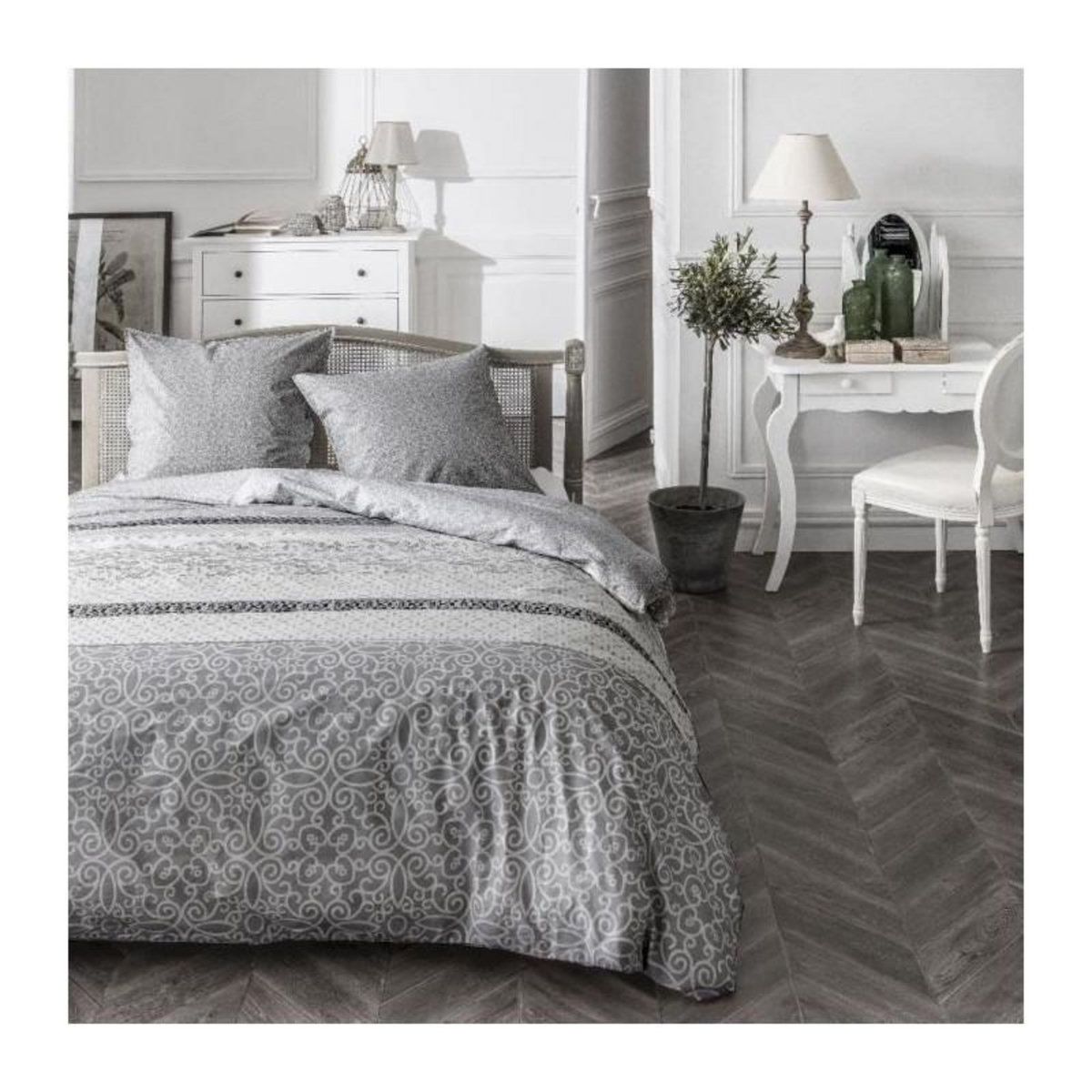 Today Parure de lit - TODAY - Sunshine - 116193 - 2 personnes - 260x240cm - Coton - Imprimé 8.60