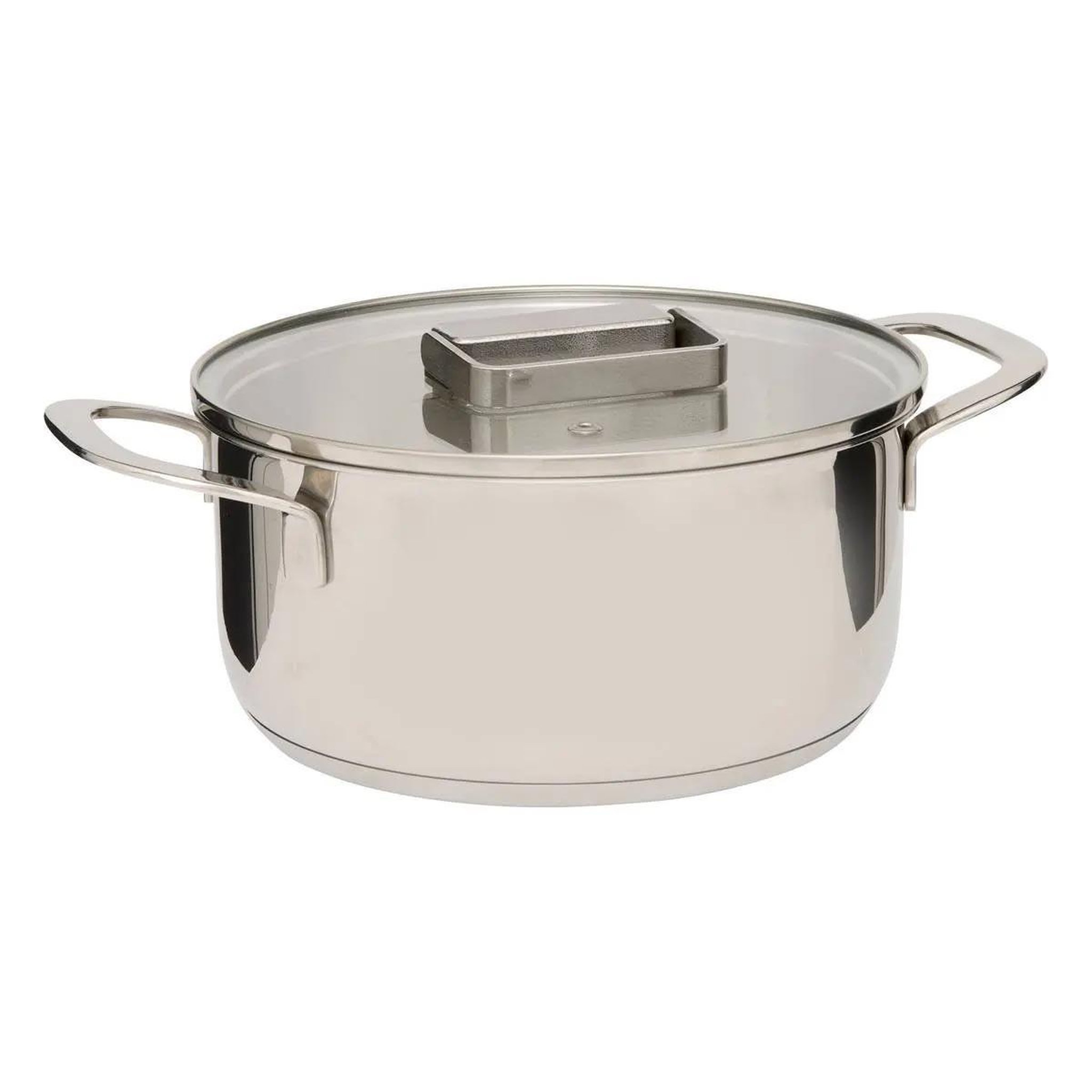 Voir la diapositive 5 : FIVE Lot de 2 faitouts en inox  brillance  24cm argent