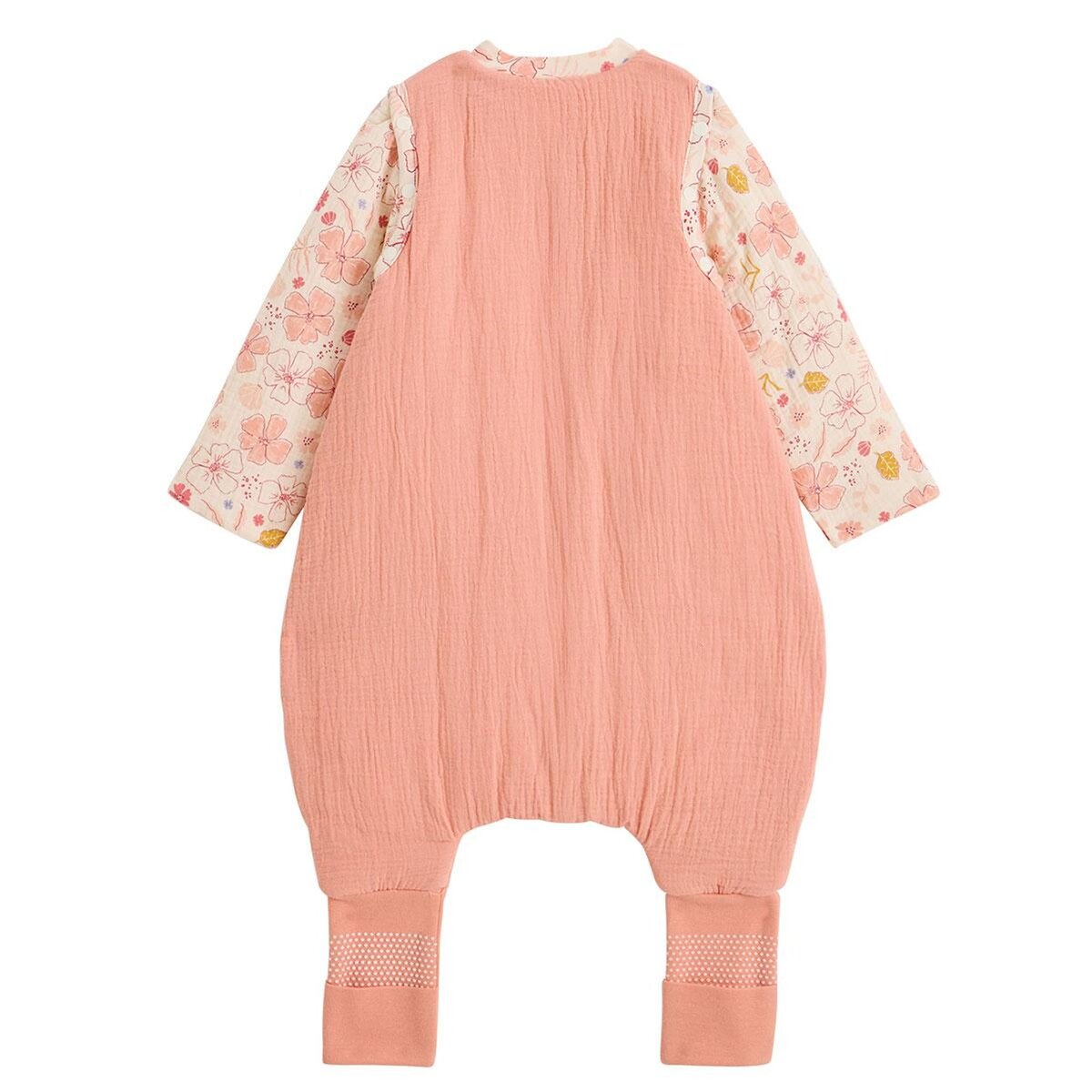 Petit Béguin Turbulette TOG 2 en gaze de coton avec pieds retroussables et manches amovibles Santa Giulia