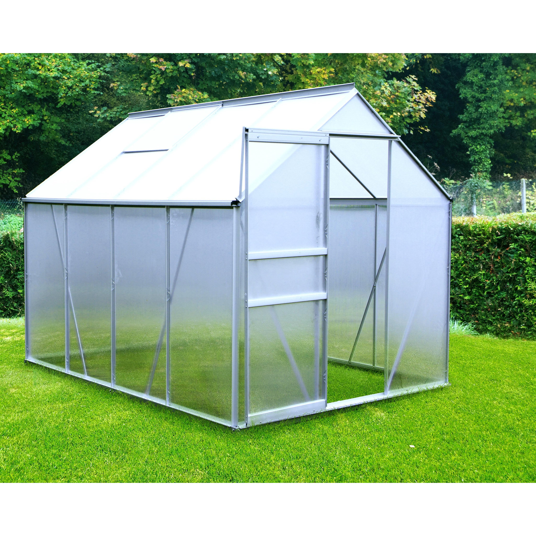 CHALET&JARDIN Serre de jardin - Polycarbonate - 4,75m² - PUSI