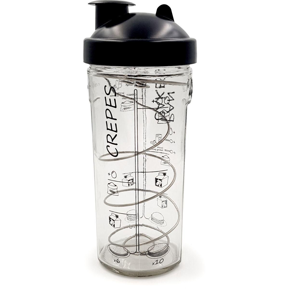 COOKUT Shaker à crepes avec spatule et livre