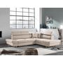 Voir la diapositive 4 : BEST MOBILIER Linea - canapé d'angle droit convertible - 5 places - avec têtières