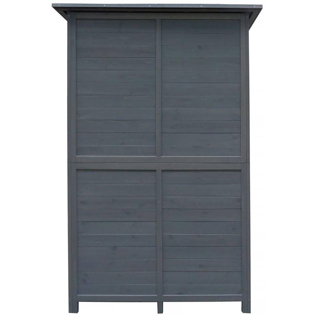 Habitat et Jardin Armoire de jardin  Espacio  - 140 x 49 x 162 cm - Anthracite