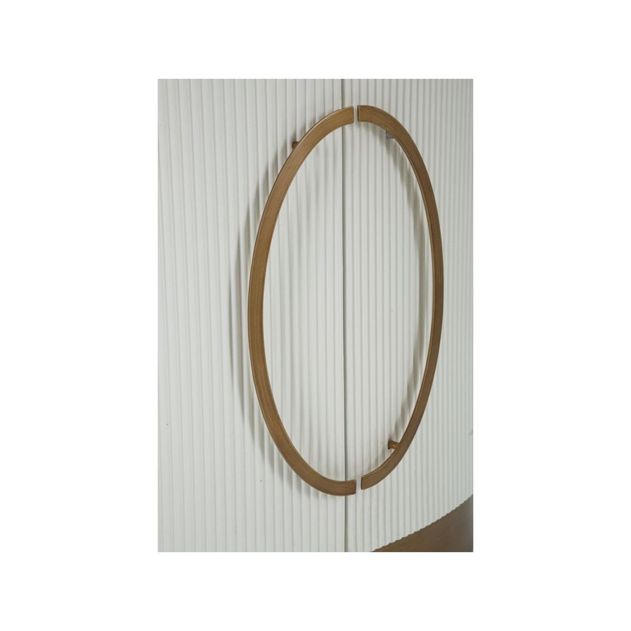Voir la diapositive 5 : Paris Prix Buffet 2 portes en bois  tolosa  79cm blanc & naturel