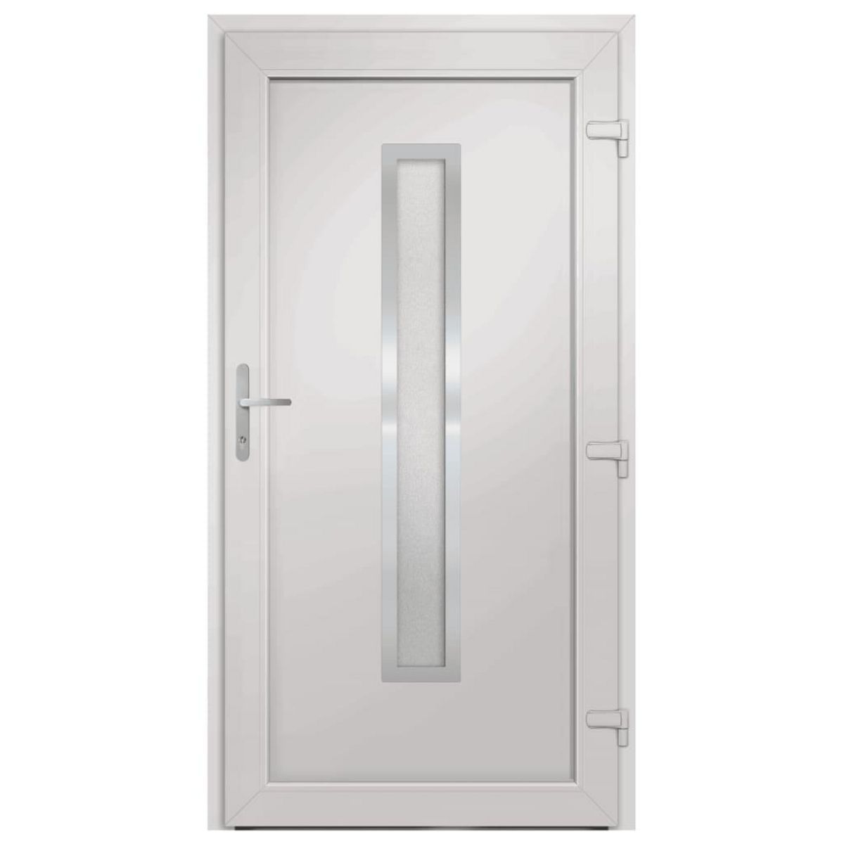 VIDAXL Porte d'entree anthracite 88x200 cm PVC