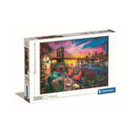 CLEMENTONI Puzzle 3000 pièces Clementoni Manhattan Balcony Sunset