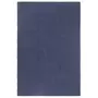 VIDAXL Tapis rectangulaire Bleu marine 80x160 cm Coton