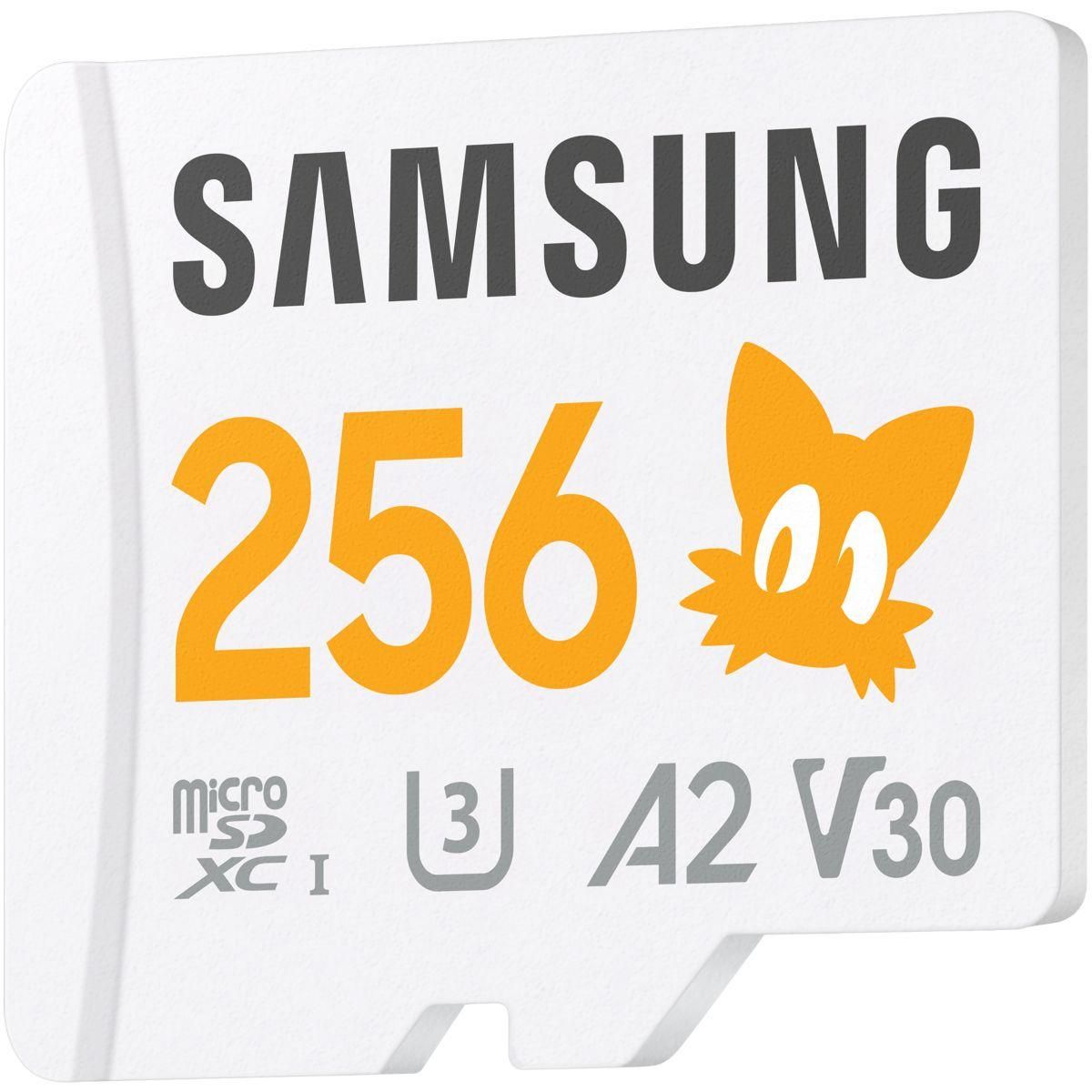 Samsung Carte Micro SD 256 go PRO PLUS SONIC