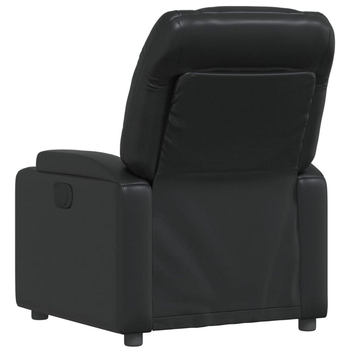 VIDAXL Fauteuil inclinable Noir Similicuir