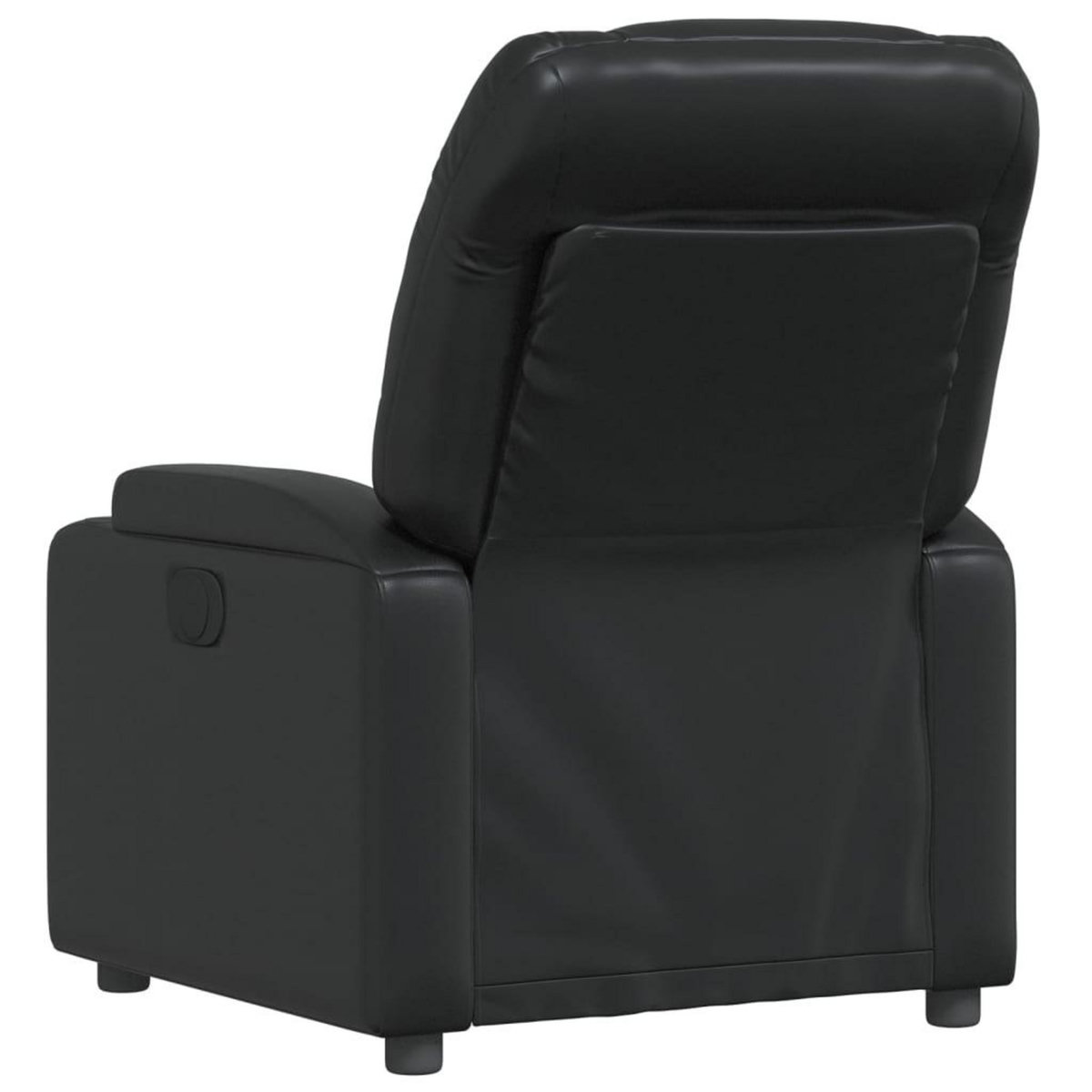 VIDAXL Fauteuil inclinable Noir Similicuir