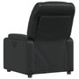 Voir la diapositive 5 : VIDAXL Fauteuil inclinable Noir Similicuir