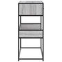 Voir la diapositive 5 : VIDAXL Table console sonoma gris 90x35x80 cm bois d'ingenierie