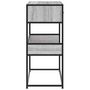 Voir la diapositive 5 : VIDAXL Table console sonoma gris 90x35x80 cm bois d'ingenierie