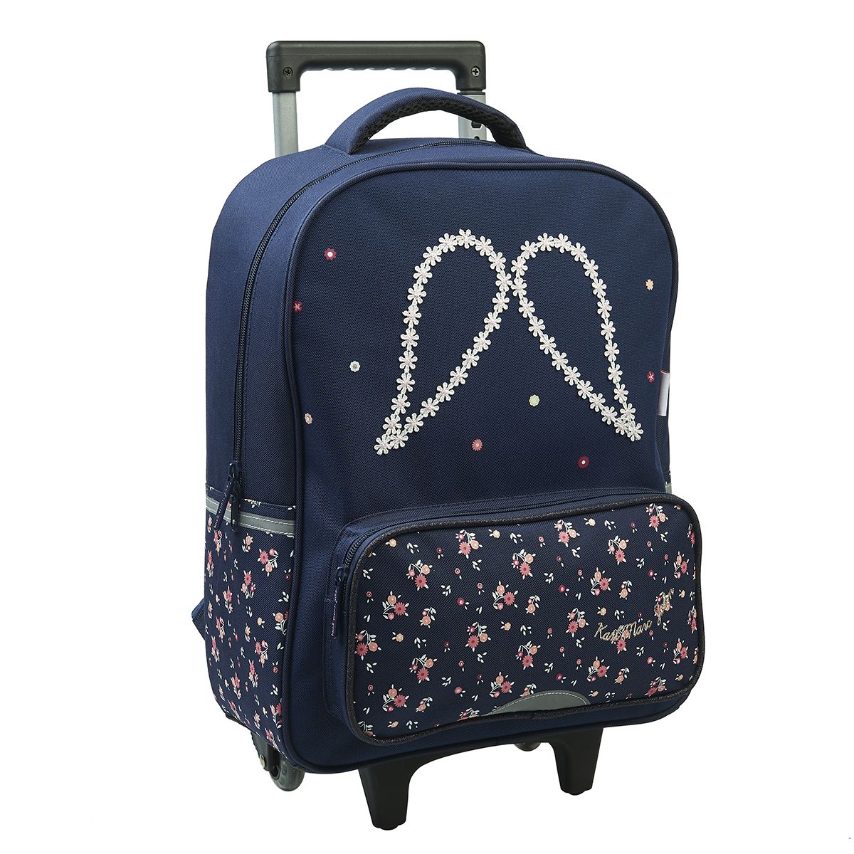 KARL MARC JOHN Sac à dos à roulettes 1 compartiment bleu LITLLE KMJ