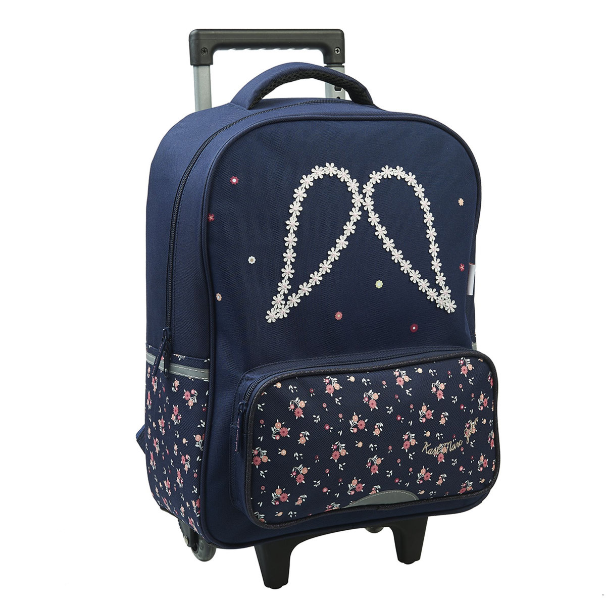 KARL MARC JOHN Sac à dos à roulettes 1 compartiment bleu LITLLE KMJ