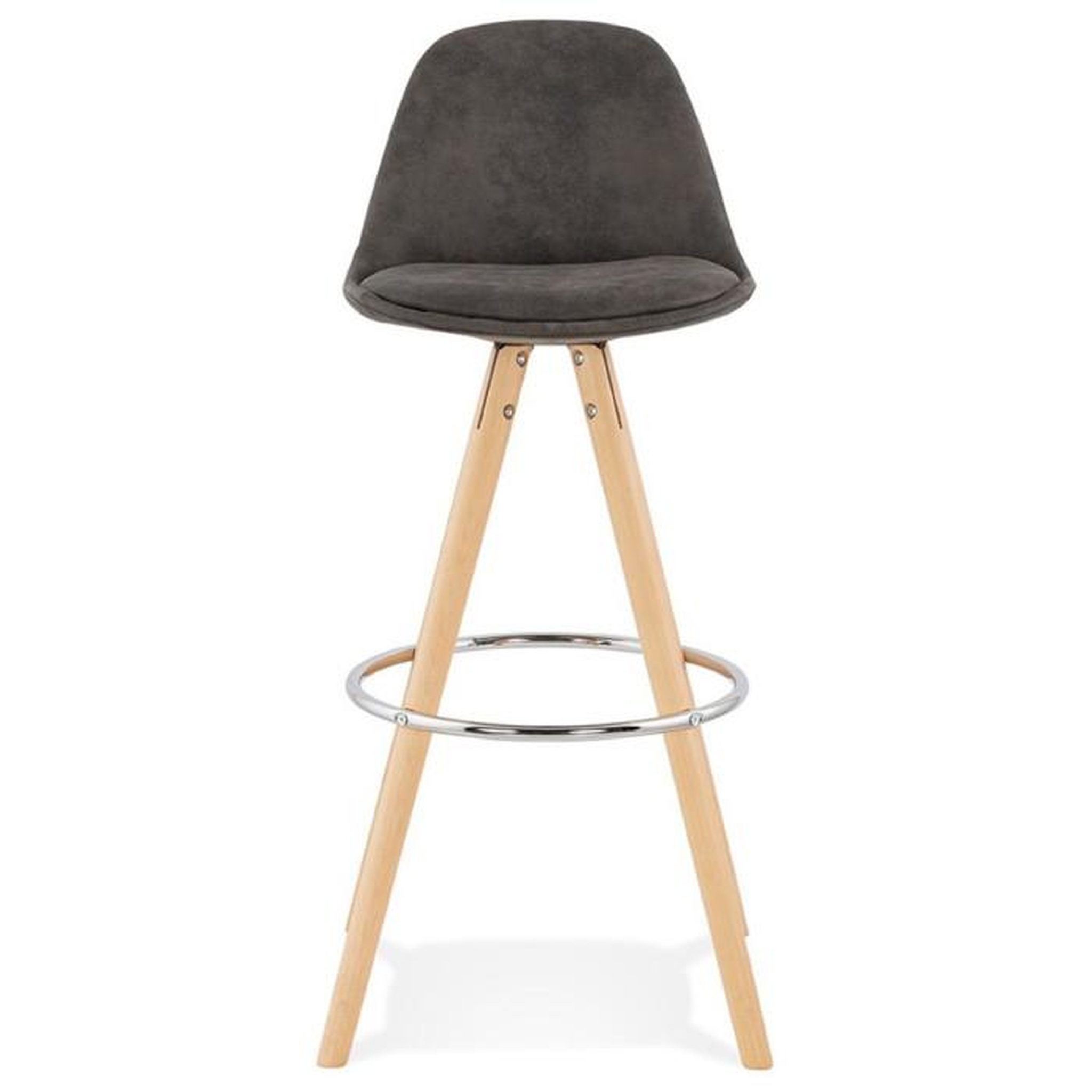 Voir la diapositive 2 : Paris Prix Tabouret de Bar  Caneo  97cm Gris & Naturel