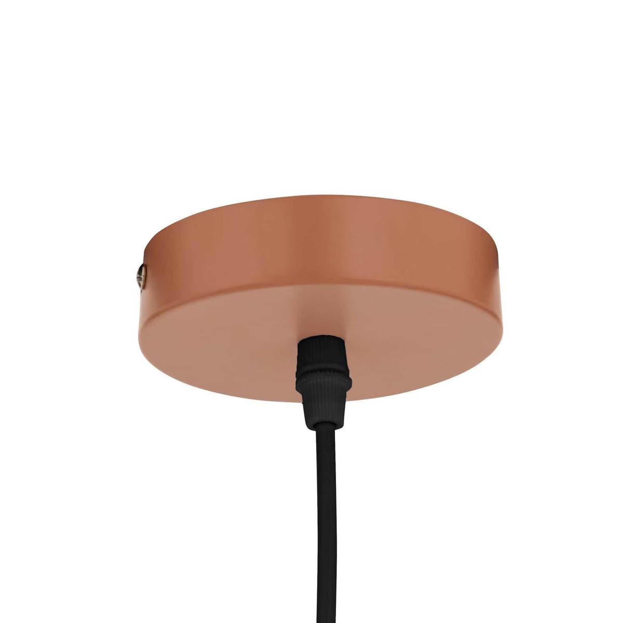 Voir la diapositive 2 : ATMOSPHERA Lampe suspension en métal  conia  17cm ambre