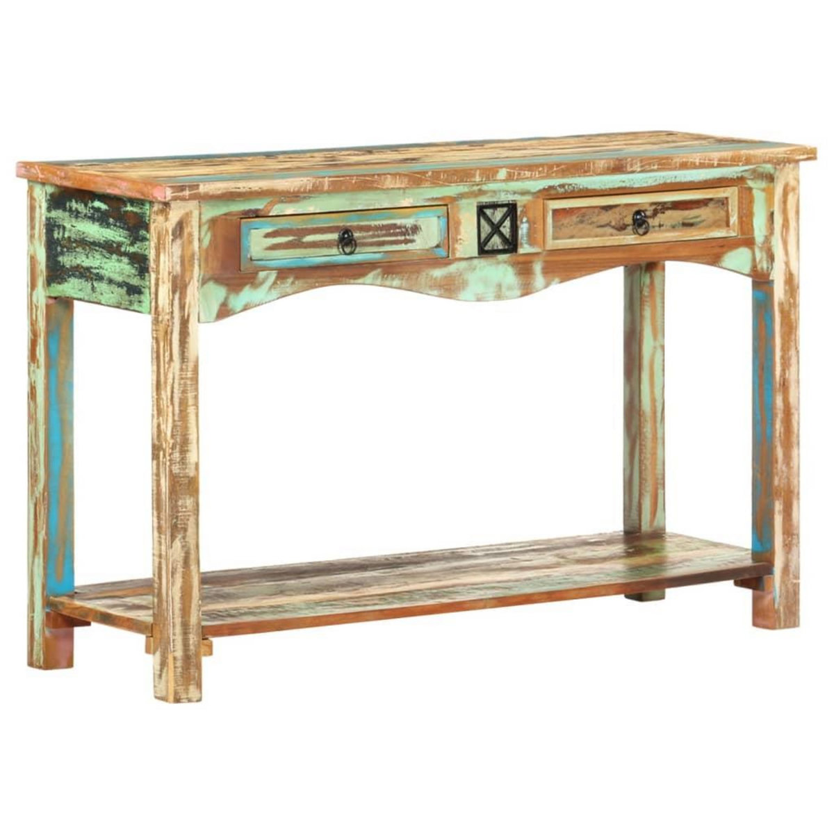 VIDAXL Table console 120x40x75 cm Bois solide de recuperation