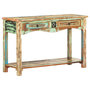 Voir la diapositive 1 : VIDAXL Table console 120x40x75 cm Bois solide de recuperation