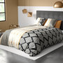 Voir la diapositive 1 : ATELIER DU COTON Parure housse de couette 100% coton 57fils madi