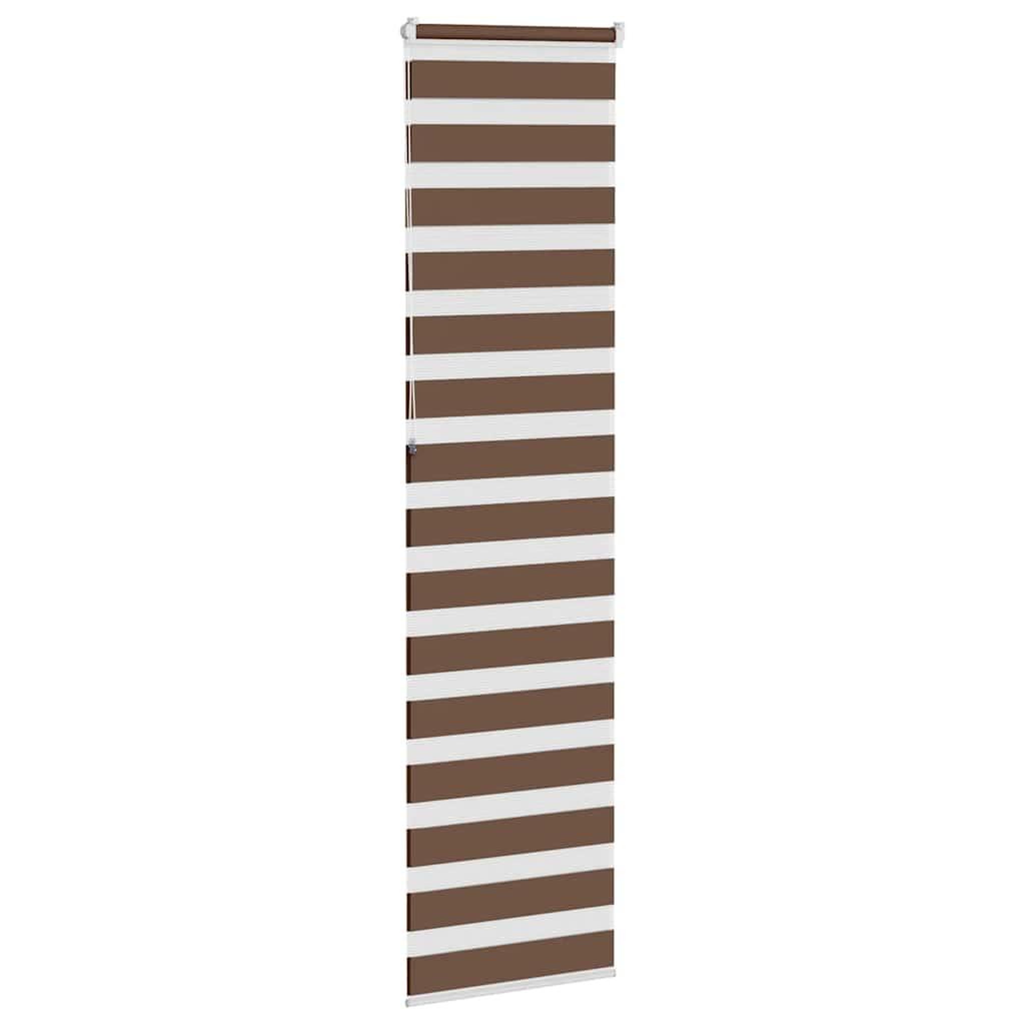 Voir la diapositive 4 : VIDAXL Store zebre marron 60x230 cm largeur du tissu 55,9 cm polyester