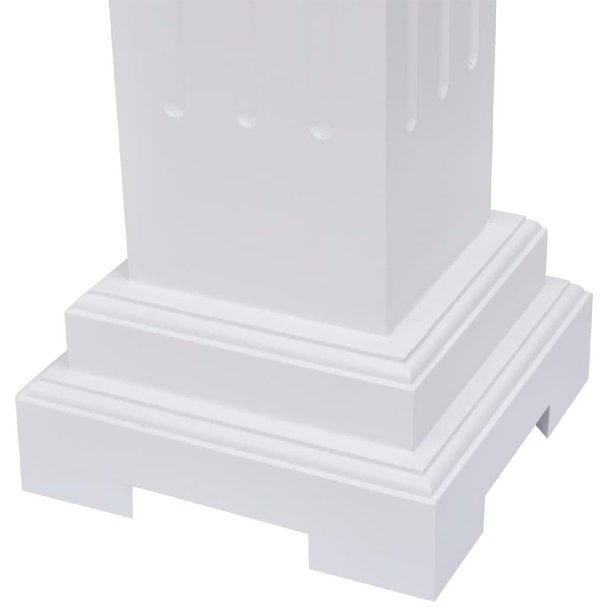 Voir la diapositive 5 : VIDAXL Support pilier classique carre pour plantes MDF