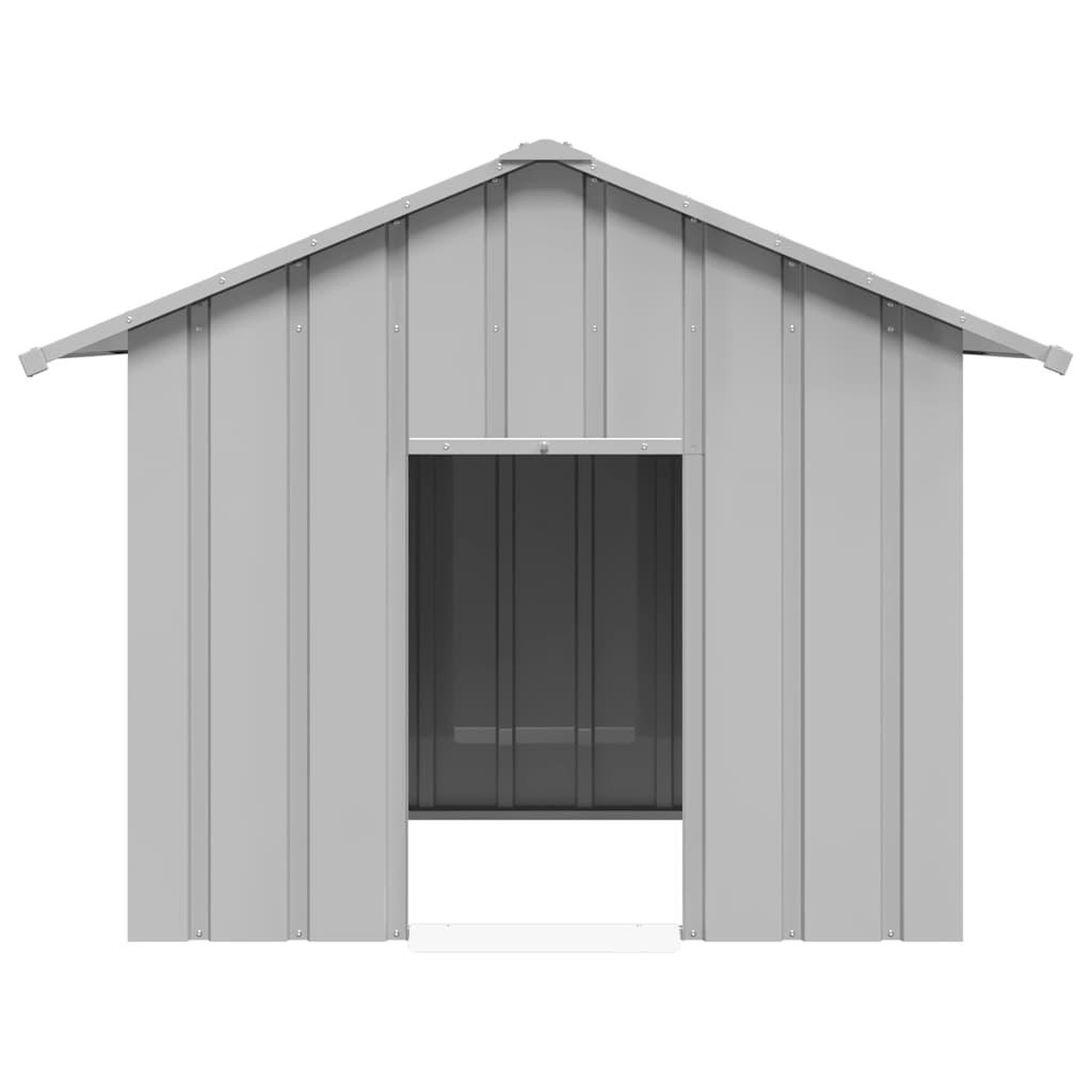 Voir la diapositive 3 : VIDAXL Niche pour chien avec toit noir 131x101x102 cm acier galvanise