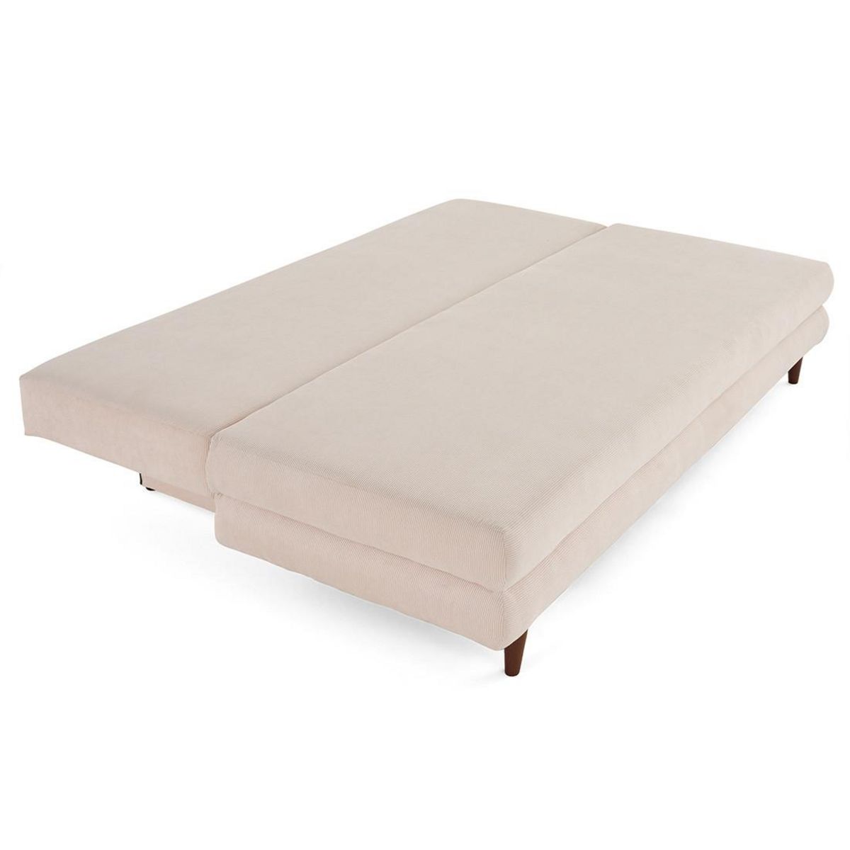 BEST MOBILIER Wonder - canapé 3 places convertible avec coffre en velours côtelé