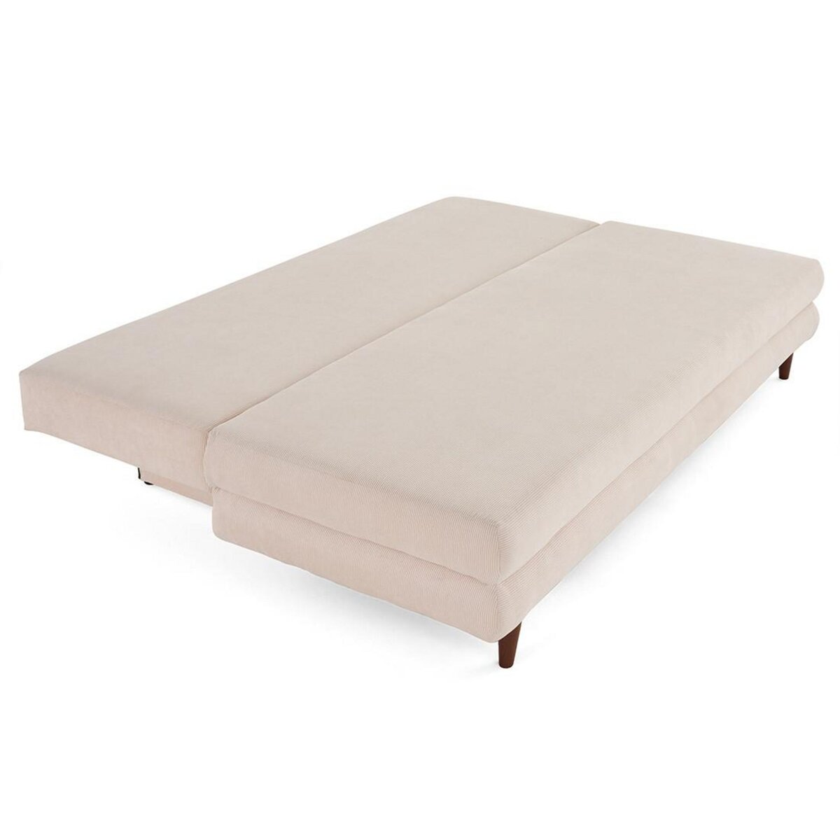 BEST MOBILIER Wonder - canapé 3 places convertible avec coffre en velours côtelé