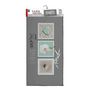 Voir la diapositive 2 : Paris Prix Tapis Déco Imprimé  Botanice  50x120cm Gris