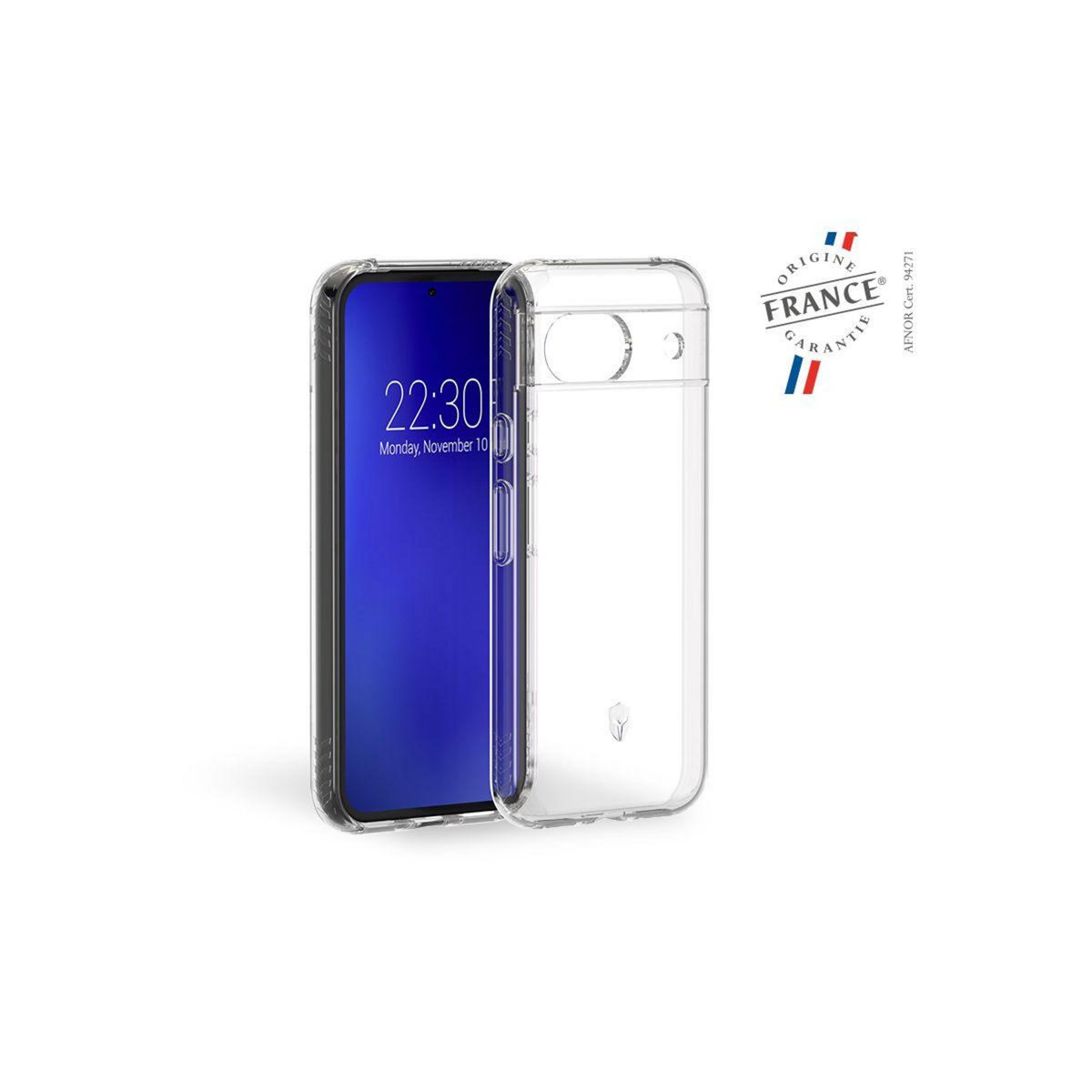 FORCE CASE Coque Google Pixel 8A Transparente