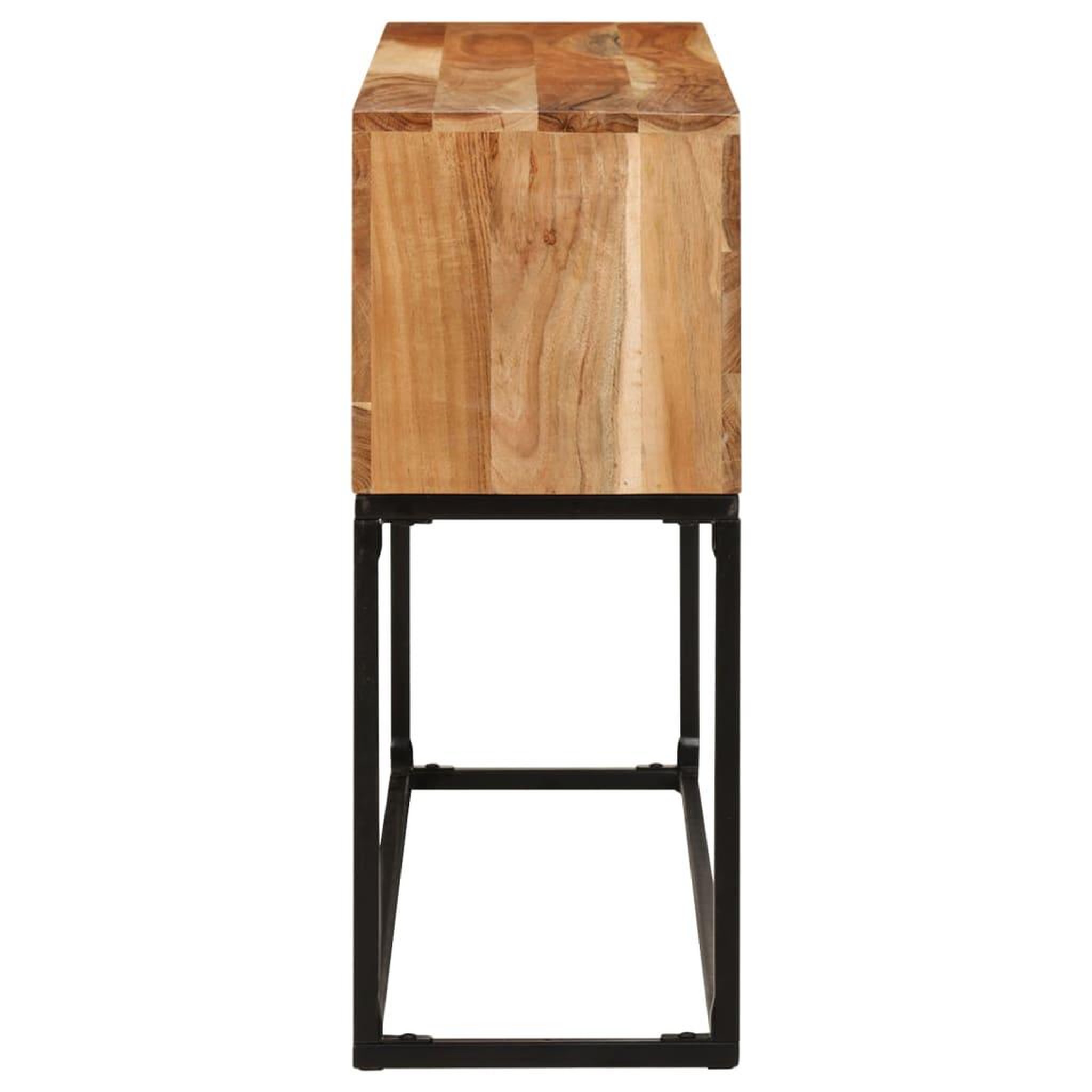 Voir la diapositive 3 : VIDAXL Table console 120x30x75 cm bois d'acacia massif