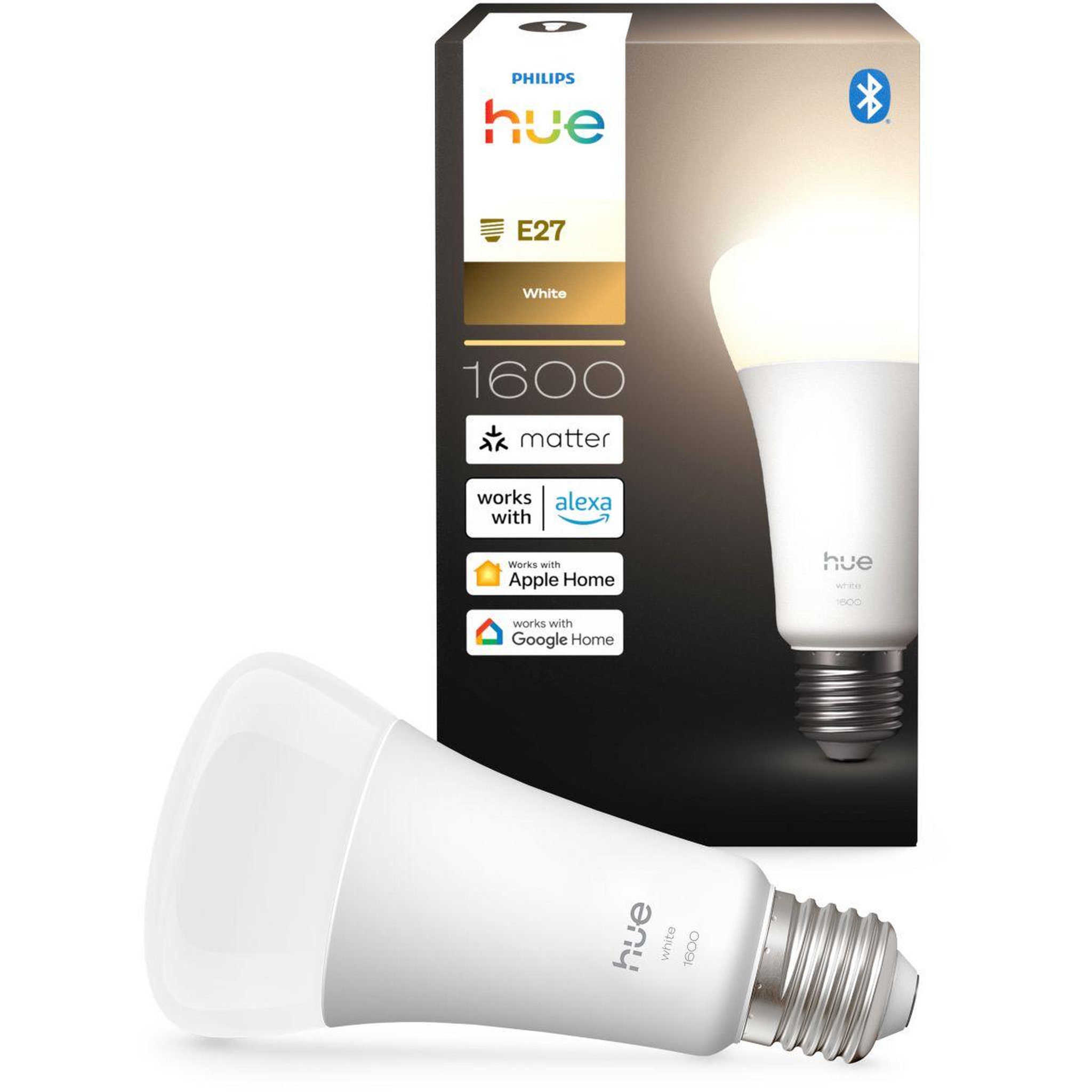 Voir la diapositive 4 : PHILIPS HUE Ampoule LED connectée E27 White 100W