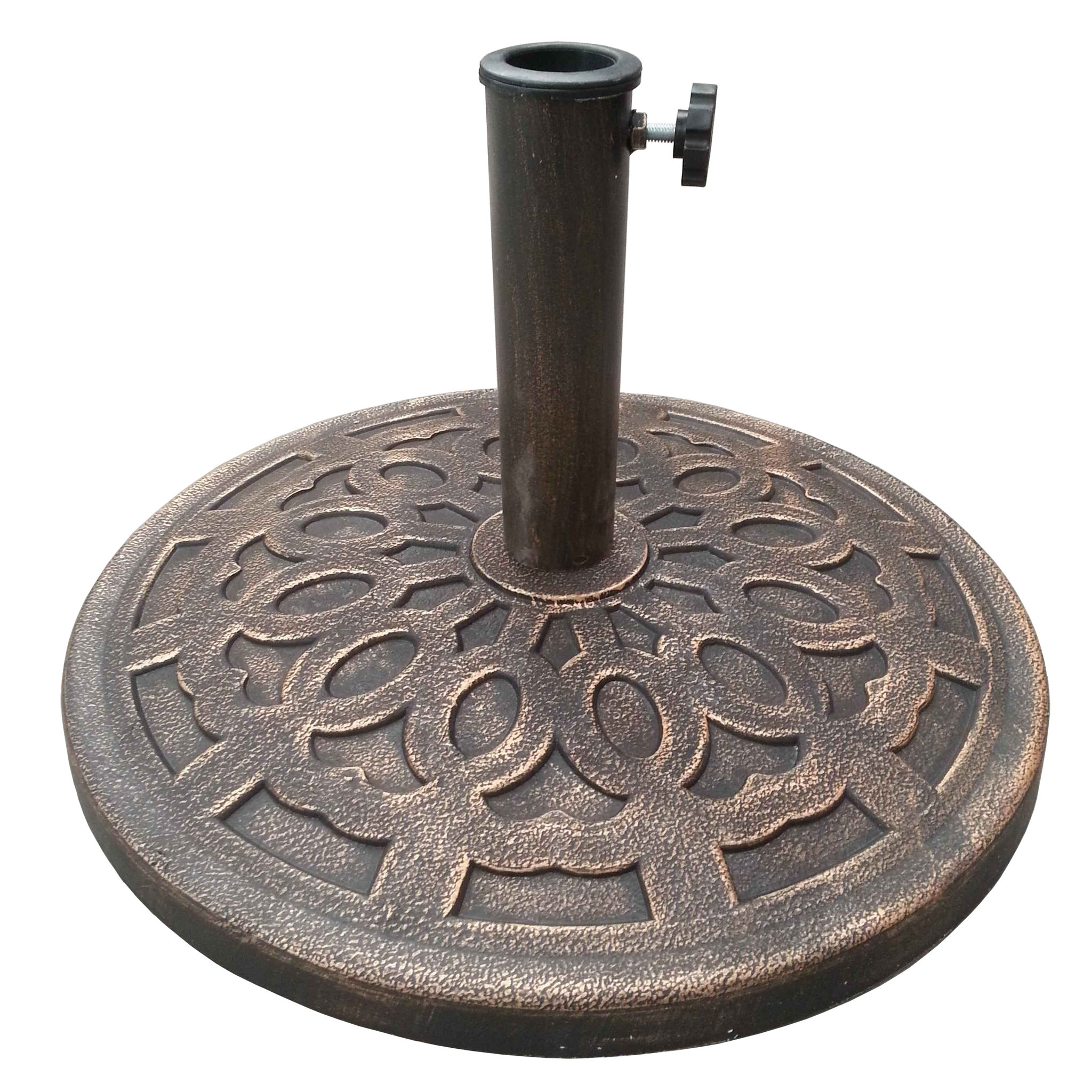 GARDENSTAR Dalle de parasol arrondie 14kg