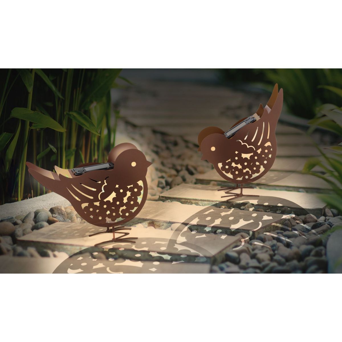 Inkazen Oiseau solaire x2