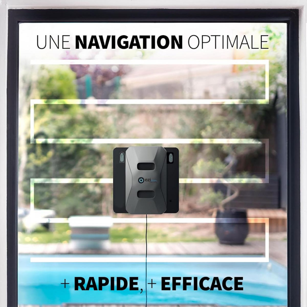 e.ziclean Robot lave vitre électrique 72w - windobots6ultra