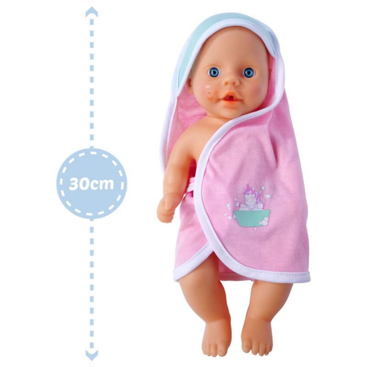 SIMBA Simba - New Born Baby Bath Doll Needs a Bath 105030006