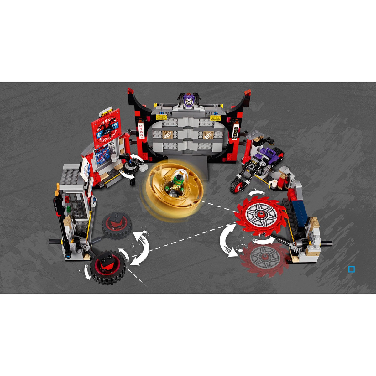 LEGO Ninjago 70640 - Le QG du gang des fils de Garmadon