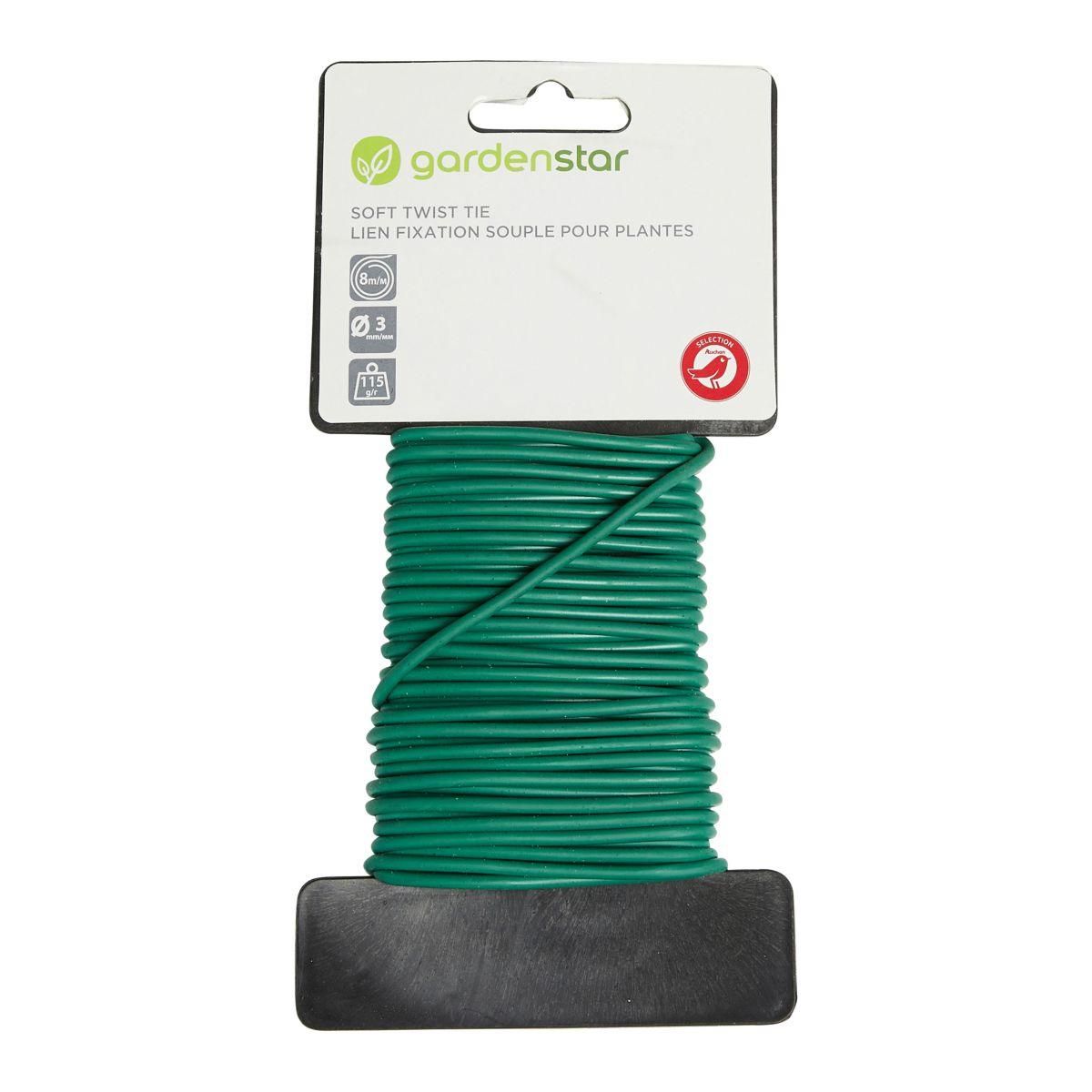 GARDENSTAR Lien de jardin vert - 8m