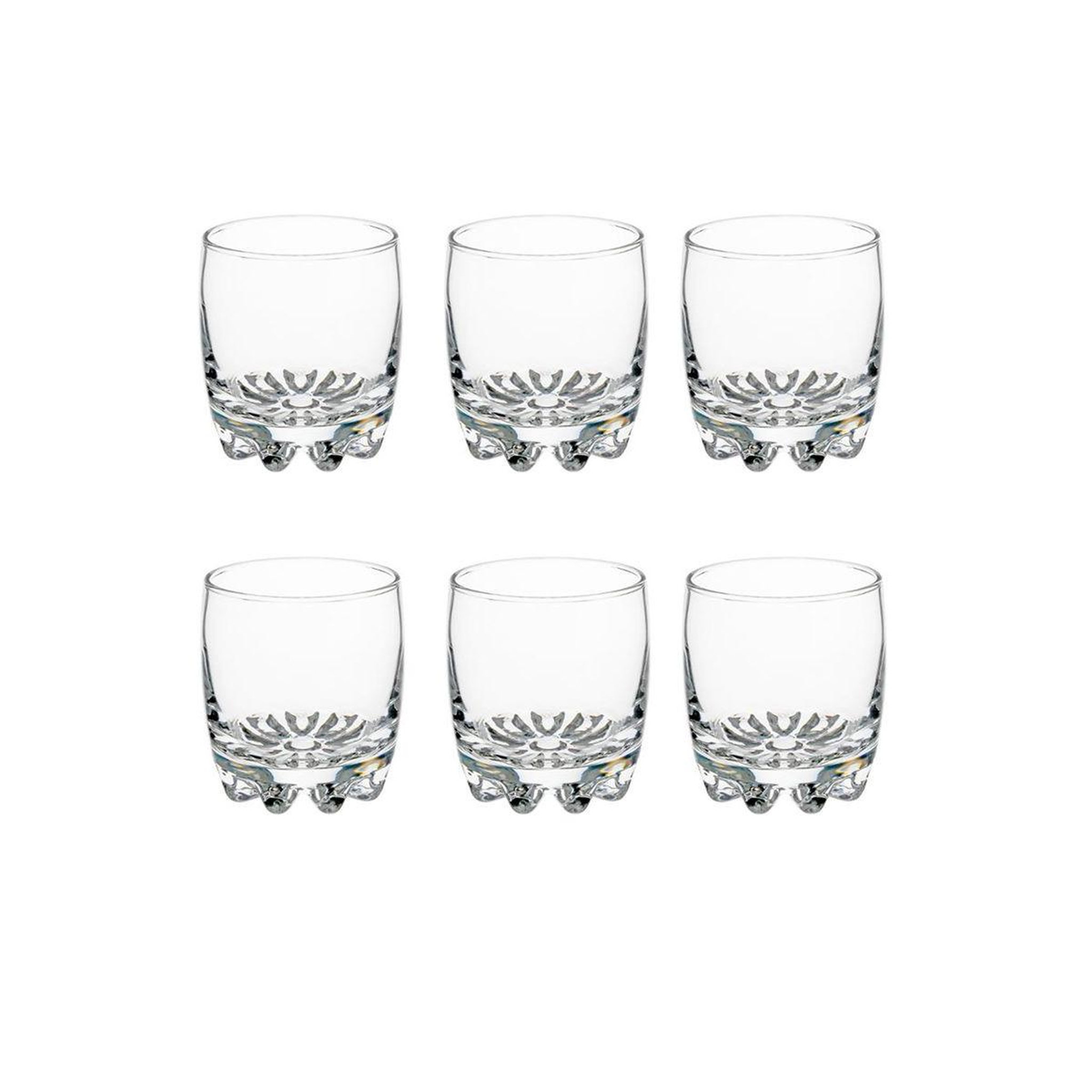 SECRET DE GOURMET Lot de 6 verres à eau  sylvana  31cl transparent