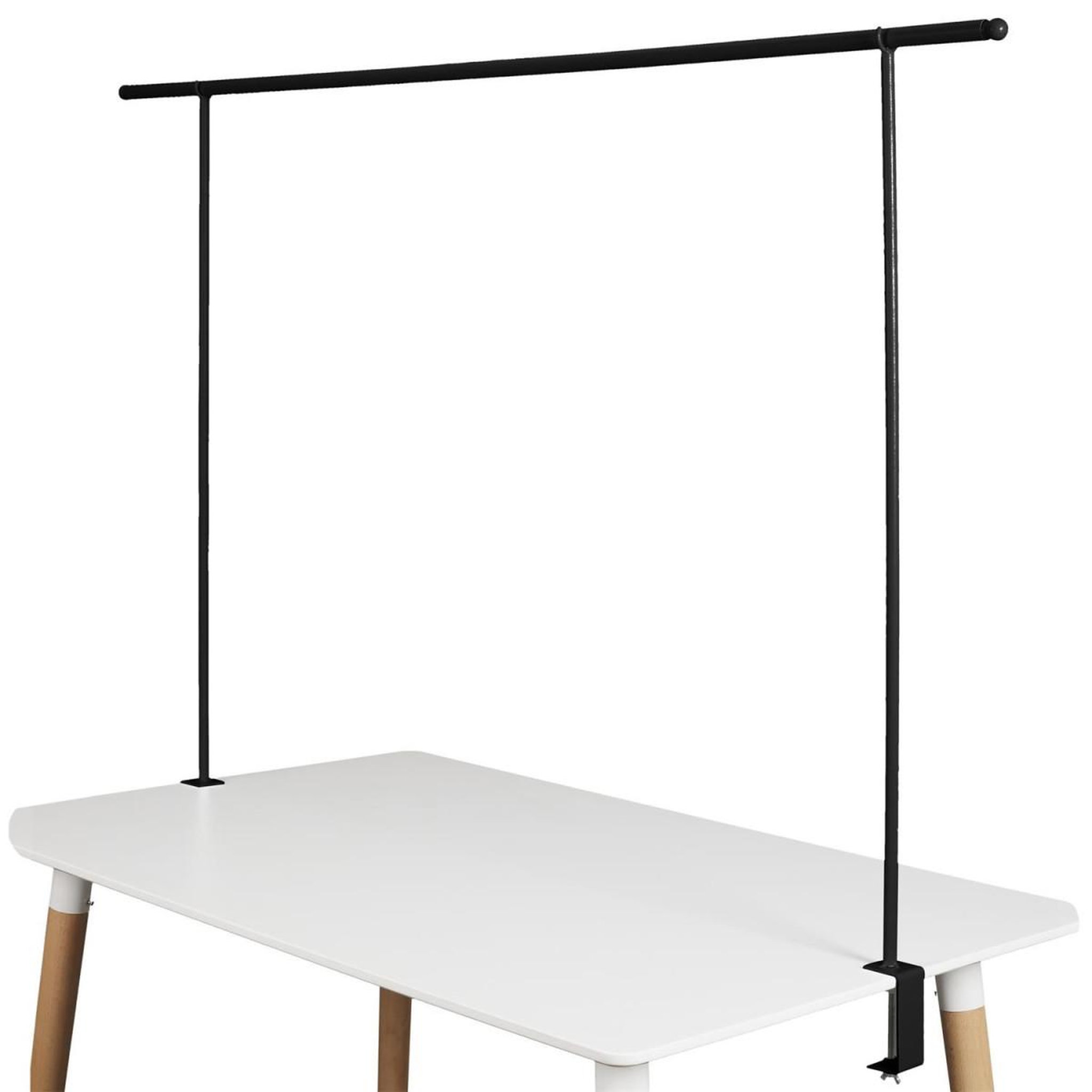 Voir la diapositive 4 : The Home Deco Factory Barre décorative ajustable  table  139-250cm noir