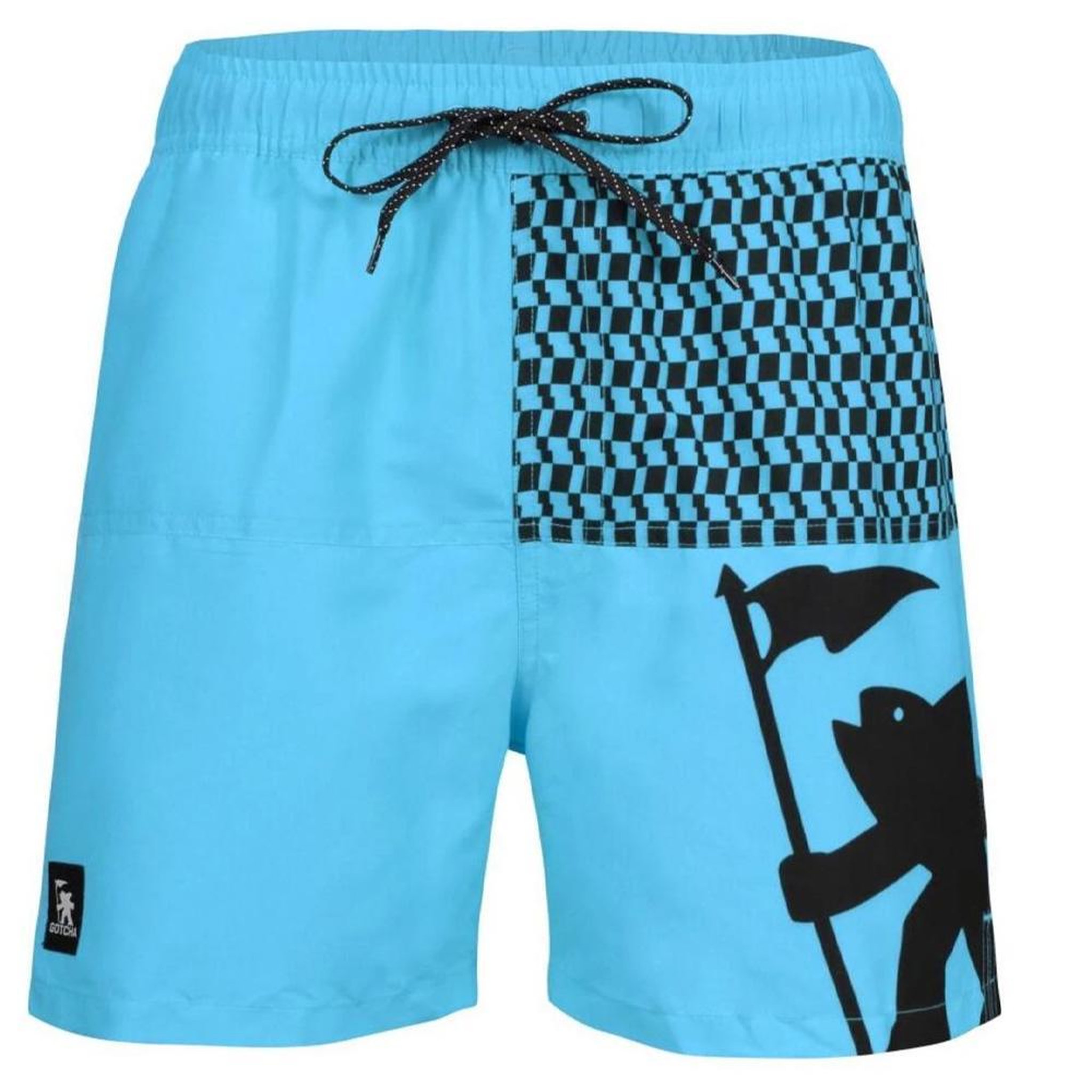 GOTCHA Short de Bain Bleu/Noir Homme Gotcha 963500. Coloris disponibles : Bleu