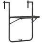 Voir la diapositive 1 : VIDAXL Table de balcon Marron 60x64x83,5 cm Plastique Aspect de rotin