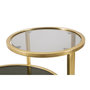 Voir la diapositive 4 : Paris Prix Table d'Appoint Double Plateaux  Level  60cm Or