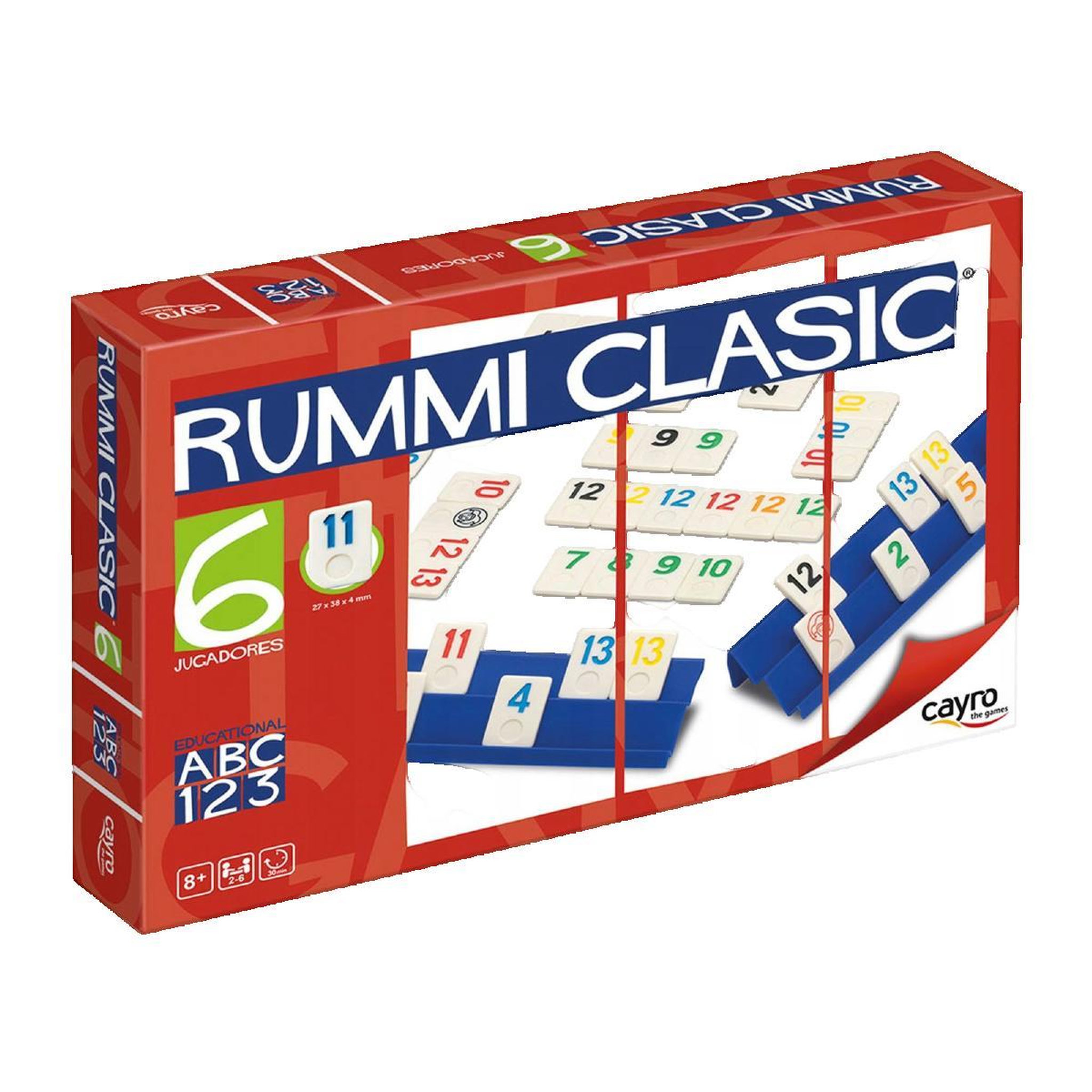 Voir la diapositive 2 : CAYRO Jeu de société Cayro Rummi multicolore